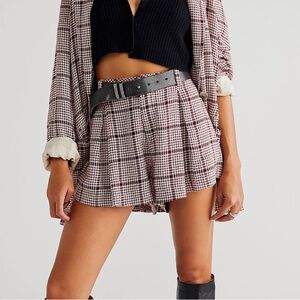 Free people Kick Hem Trouser Shorts